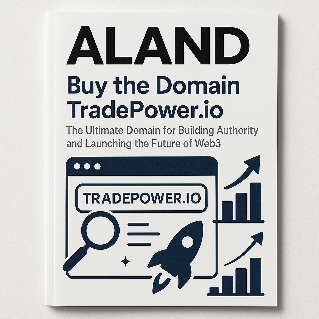 TradePower.io Premium Crypto Domain Logo